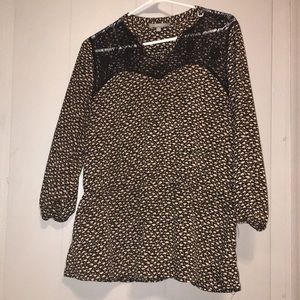 NY Collection Petite Pleplum Top